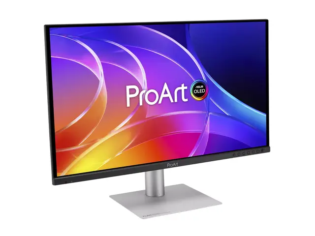 ASUS ProArt PA279CDV - OLED-skjerm - USB 27" (26.5" synlig) - 3840 x 2160 4K @ 120 Hz - 1000 cd/m² - 1500000:1 - HDR10 - 0.1 ms - HDMI, 2xDisplayPort, USB-C - høyttalere - svart 
