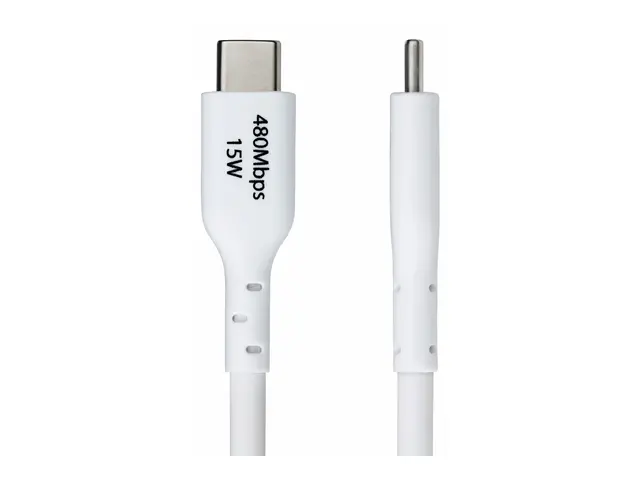 StarTech.com 3m (9.8ft) White USB-A to USB-C Charging Cable/Cord, ...
