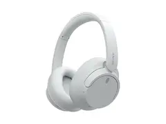 Sony WH-CH720N - Hodetelefoner med mikrofon full st&#248;rrelse - Bluetooth - tr&#229;dl&#248;s, kablet - aktiv st&#248;ydemping - 3,5 mm jakk - hvit