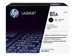 HP 81A - Svart - original - LaserJet - tonerpatron (CF281A) for LaserJet Enterprise M632, MFP M630; LaserJet Enterprise Flow MFP M630; Officejet Pro 8730