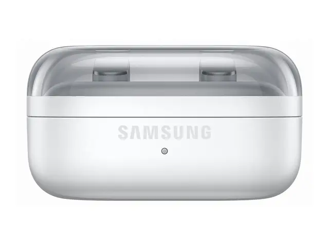 Samsung Galaxy Buds4 - True wireless-hodetelefoner med mikrofon i øret - Bluetooth - aktiv støydemping - hvit 