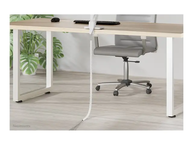 Neomounts - Kabelstyringsmuffe for 1-4 kabler, universell hvit 2 m