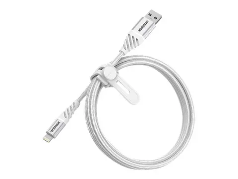 OtterBox Premium - Lightning-kabel - USB hann til Lightning hann 1 m - skyhvit