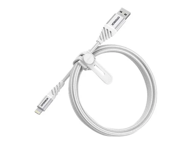 OtterBox Premium - Lightning-kabel USB hann til Lightning 1 m skyhvit