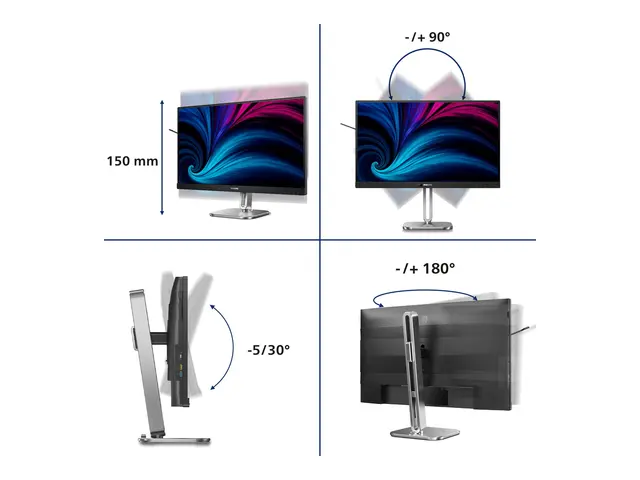 Philips 27B2U6903 - 6000 Series LED-skjerm 27" 3840 x 2160 4K UHD ...