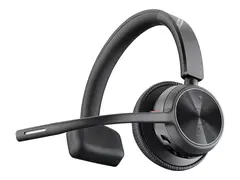 Poly Voyager 4310 - Voyager 4300 UC series hodesett - on-ear - Bluetooth - tr&#229;dl&#248;s, kablet - USB-C - svart - Certified for Microsoft Teams, Zoom Certified