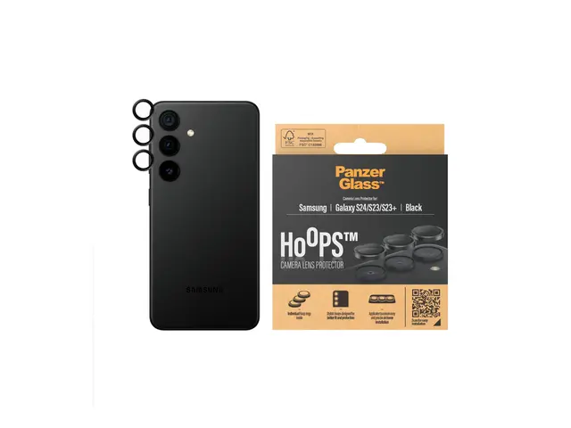 PanzerGlass Hoops - Linsebeskytter for mobiltelefon svart Samsung ...
