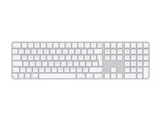Apple Magic Keyboard with Touch ID and Numeric Keypad Tastatur - USB-C - trådløs - Bluetooth - QWERTY - Internasjonal engelsk / kanadisk fransk - hvite taster