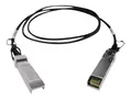 QNAP - Direkte 10GBase-koblingskabel - SFP+ (hann) til SFP+ (hann) 1.5 m - for QNAP QSW-M2106-4C