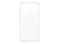 OtterBox React Series - Baksidedeksel for mobiltelefon antimikrobielt - termoplastisk elastomer (TPE), polykarbonat - blank - for Samsung Galaxy S23
