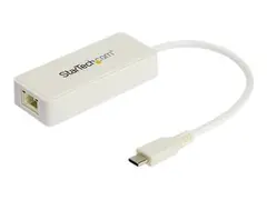 STARTECH.COM USB-C Ethernet Adapter with Extra USB Port - USB 3.1 Type-C Gen