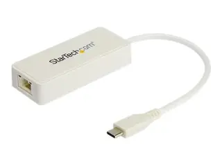 STARTECH.COM USB-C Ethernet Adapter with Extra USB Port - USB 3.1 Type-C Gen