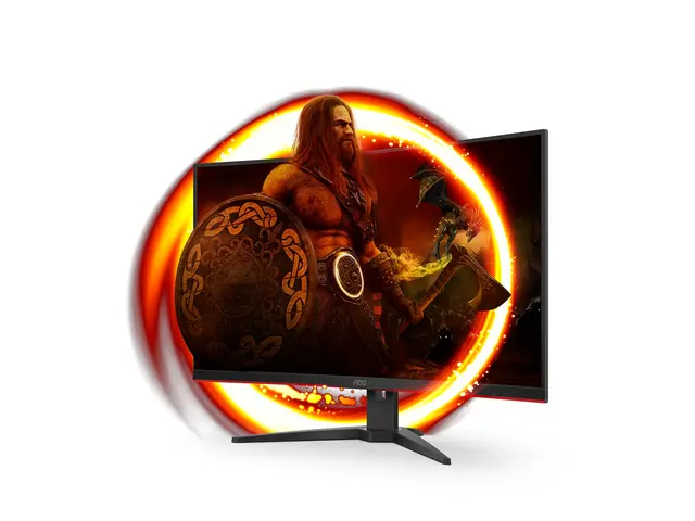 AOC Gaming C32G2ZE/BK - LED-skjerm gaming kurvet 32" (31.5" synlig...