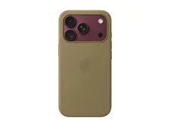 Apple - Beskyttende deksel for mobiltelefon MagSafe-samsvar - silikon - oliven - for iPhone 18 Pro