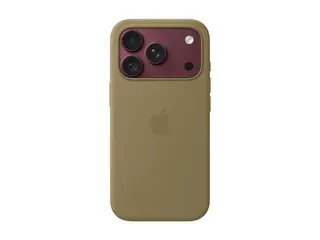 Apple - Beskyttende deksel for mobiltelefon MagSafe-samsvar - silikon - oliven - for iPhone 18 Pro