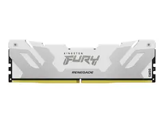 Kingston FURY Renegade - DDR5 - modul - 16 GB DIMM 288-pin - 7600 MT/s / PC5-60800 - CL38 - 1.45 V - ikke-bufret - on-die ECC - hvitt og sølv