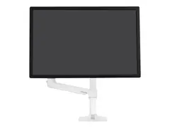 Ergotron LX - Monteringssett (leddarm) for Skjerm - aluminium, st&#229;l - hvit - skjermst&#248;rrelse: inntil 32&quot; - skrivebordsmonterbar