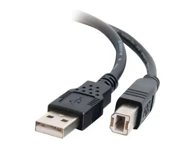 C2G - USB-kabel USB (hann) til USB-type B 2.0 2 m svart