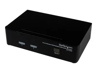 StarTech.com 2 Port DisplayPort KVM Switch - 2560x1600 @60Hz - Dua...
