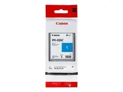 Canon PFI-030C - 55 ml - cyan - original blekkbeholder - for imagePROGRAF TA-20, TA-20 MFP L24ei, TA-30, TA-30 MFP L36ei, TM-240, TM-340