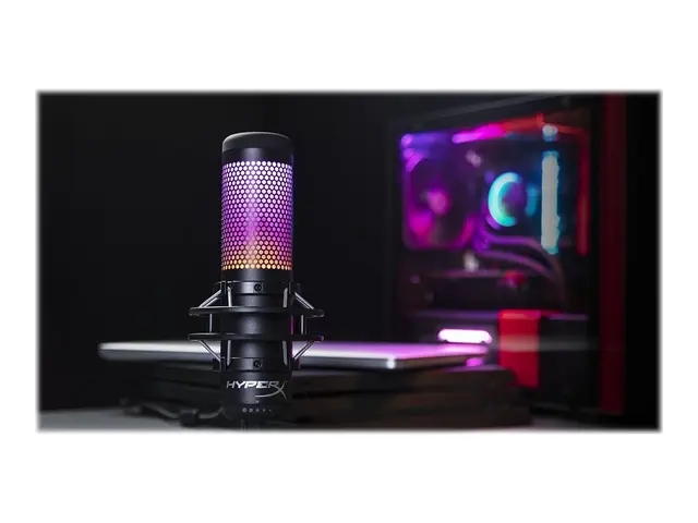 HyperX QuadCast S - Mikrofon USB grå, svart for Victus by HP Lapto...
