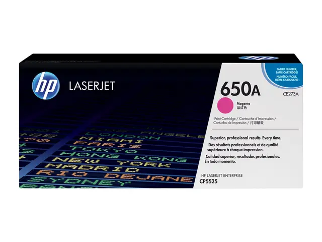 HP 650A - Magenta - original - LaserJet - tonerpatron (CE273A) - f...
