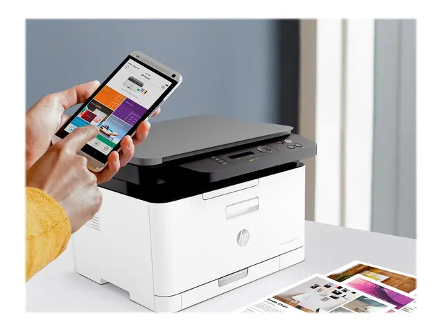 HP Color Laser MFP 178nw - Multifunksjonsskriver - farge - laser -...