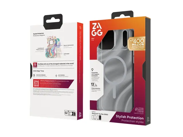 ZAGG Milan Snap - Baksidedeksel for mobiltelefon MagSafe-samsvar g...
