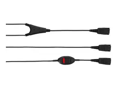 Jabra Supervisor Y-Cord - Hodetelefonsplitter Quick Disconnect til Quick Disconnect