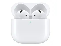 Apple AirPods 4 - True wireless-hodetelefoner med mikrofon &#248;repropp - Bluetooth - hvit