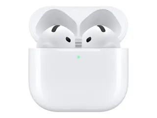 Apple AirPods 4 - True wireless-hodetelefoner med mikrofon &#248;repropp - Bluetooth - hvit