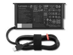 Lenovo ThinkPad - USB-C-strømadapter - GaN, slank AC 100-240 V - 140 watt - Danmark - svart