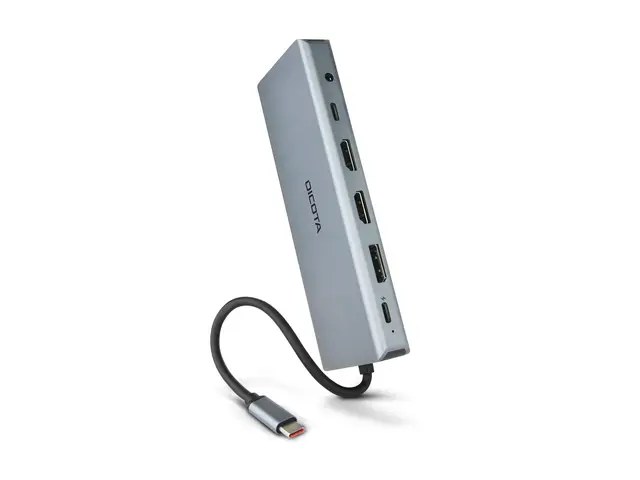 DICOTA - dokkingstasjon - USB-C - DP, HDMI - 1GbE