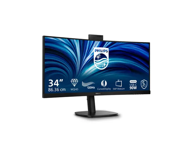 Philips 34B2U3600CH - 3000 Series LED-skjerm kurvet 34" 3440 x 144...