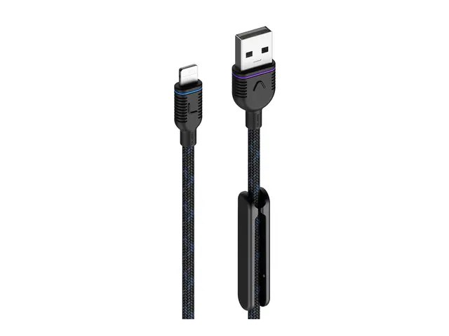Unisynk Premium - Lightning-kabel Lightning hann til USB 1.2 m svart