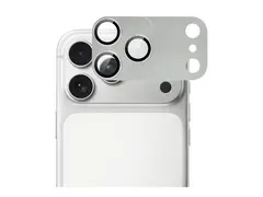 Screenor Vizor+ - Linsebeskytter for mobiltelefon magnetisk - sølv - for Apple iPhone 18 Pro