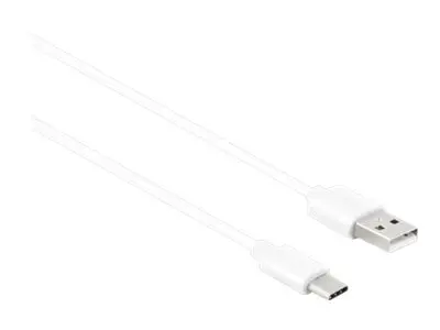 Key - USB-kabel USB-C (hann) til USB 2.4 A 3 m hvit