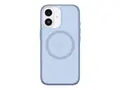 OtterBox Symmetry Series Clear Baksidedeksel for mobiltelefon - MagSafe-samsvar - polykarbonat, termoplastisk elastomer (TPE) - blue bliss (clear) - for Apple iPhone 17