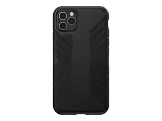 Speck Presidio Grip - Baksidedeksel for mobiltelefon polykarbonat - svart - for Apple iPhone 11 Pro Max