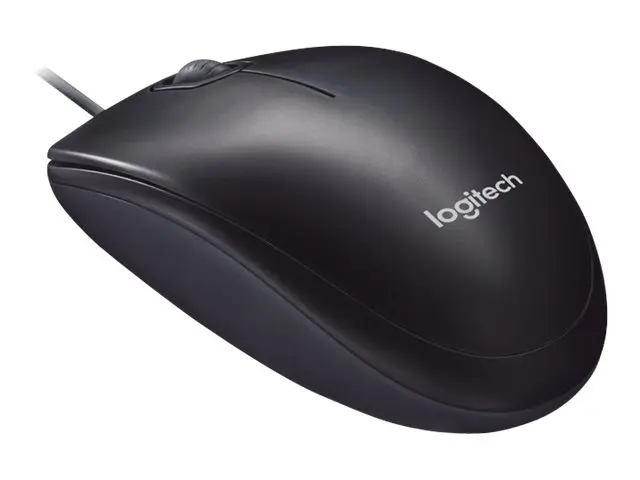 Logitech M90 - Mus - høyre- og venstrehåndet - optisk - kablet - USB
