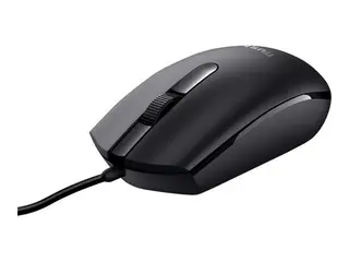 Trust TM-101 - Mus - h&#248;yre- og venstreh&#229;ndet optisk - 3 knapper - kablet - USB - svart