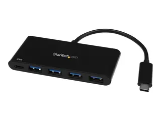 STARTECH 4PORT USB C HUB WITH PD 2.0 TYPE C TO 4X A - USB 3.0 HUB
