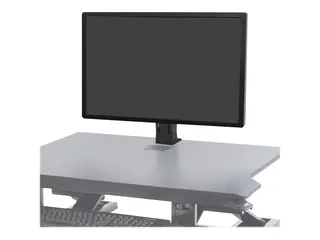 Ergotron WorkFit - Monteringssett (skrivebordsmontering) for LCD-skjerm - svart - skjermstørrelse: inntil 30"