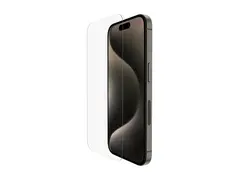 Belkin ScreenForce UltraGlass 2 - Skjermbeskyttelse for mobiltelefon 9H, behandlet - glass - for Apple iPhone 15 Pro