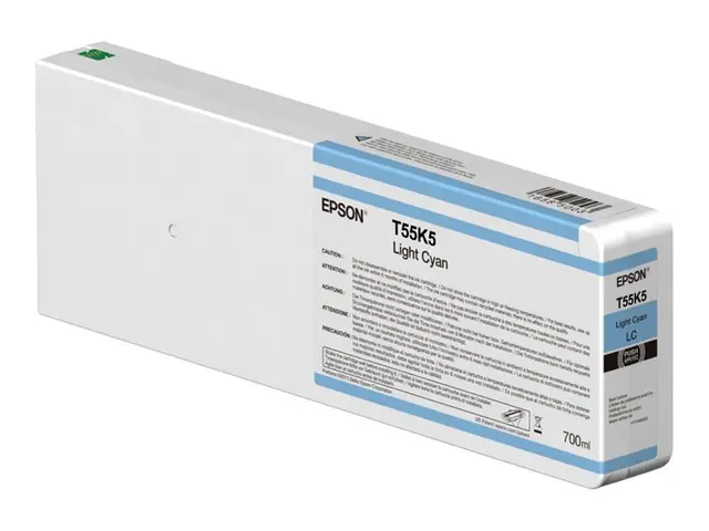 Epson T55K5 - 700 ml lys cyan original blekkpatron for SureColor S...