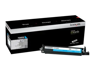 Lexmark 700D2 - Cyan - original - fremkallersett LCCP - for Lexmar...