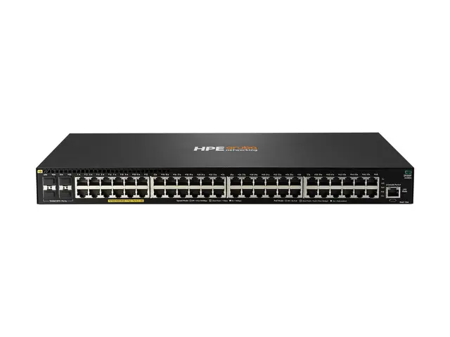 HPE Aruba 2930F 48G PoE+ 4SFP+ - Switch - L3 - Styrt - 48 x 10/100...