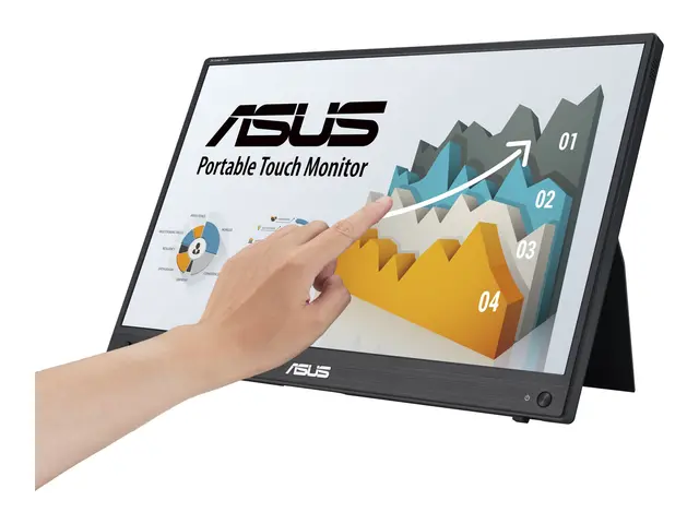 ASUS ZenScreen Touch MB16AMTR - LED-skjerm 16" (15.6" synlig) port...
