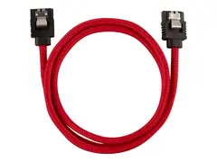 CORSAIR - SATA-kabel - Serial ATA 150/300/600 SATA (hann) til SATA (hann) - 60 cm - rød (en pakke 2)