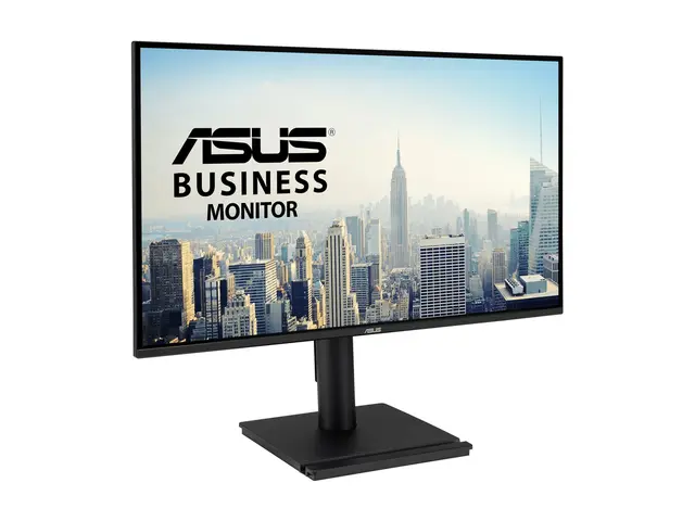 ASUS VA27AQSE - LED-skjerm - 27" - 2560 x 1440 QHD @ 75 Hz IPS - 350 cd/m² - 1000:1 - HDR10 - 1 ms - HDMI, VGA, DisplayPort - høyttalere - svart 